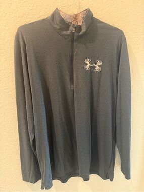 Under Armour Quarter-Zip Pullover with Camo